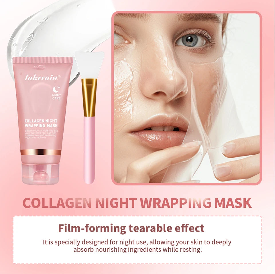 #1 Korean  Collagen Night Wrapping Mask
